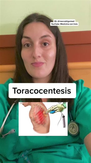 Seguimos #aprendiendomedicina 🏥 os gustan este tipo de videos? #cosasmedicas #curiosidadesmedicas #curiosidades #aprendemedicina #fyp #parati #medica #medico #doctor #doctora #medicasentiktok #mir #estudiantemedicina #enfermedadmedica #casomedico #clinica #hospital #divulgacion #toracocentesis #pulmon #neumonia #pulmon #derramepleural