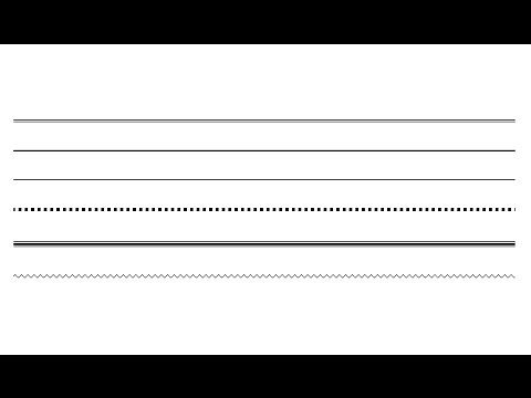 how to create horizontal / border lines in word