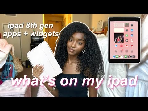 what's on my IPAD 8TH GENERATION | widgets + apps