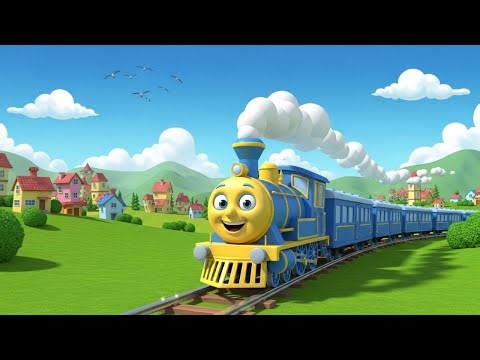 The Train Goes Choo Choo 🚂💨 | Classic Vehicle Song for Kids