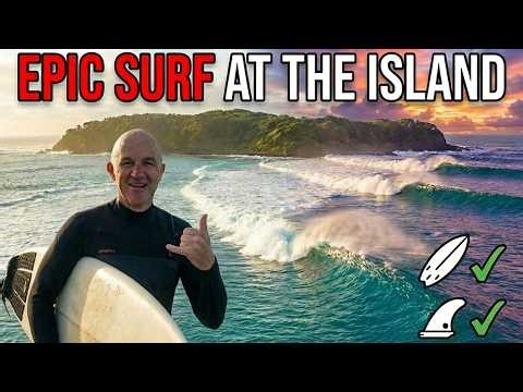 SURFING Epic Waves at The Island! (4K POV)