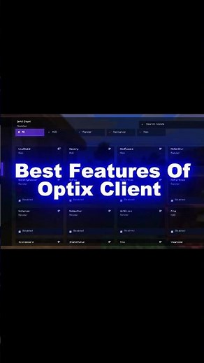 50+ Features in One Minecraft Client | Optix Client