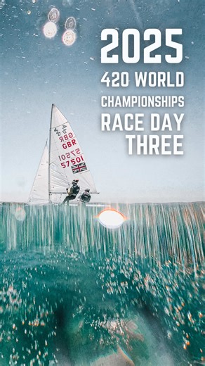 Halfway through the championship and the video recaps pretty much everything. 🫳🎤 ✅ Two more races completed for each fleet and final series kicks of tomorrow! 🔗Results and report on the official website - link in bio. #420sailing #420class #sailing #fyp