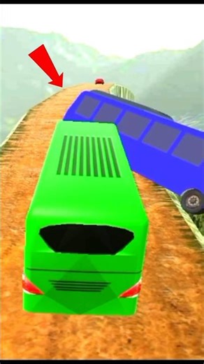 Risky Mountain Road Bus Drive 🚍🔥 | Euro Bus Simulator#shorts #bus