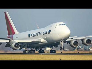 60 MINUTES PURE AVIATION - BOEING 747 LANDING - B747 only at AMSTERDAM SCHIPHOL (4K)