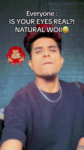 UNALLE UNNALE Everyone Telling My Eyes Is Real 😂‼️ LENS CODE NUDE BROWN😅🔥 #fyp #foryoupage #malaysia #tiktokmalaysia #comedy