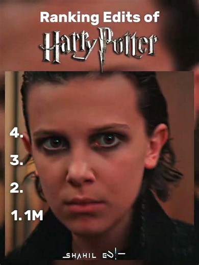 Ranking Edits of HArry poter