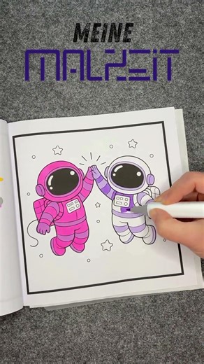 Das Weltall zum Ausmalen. #shorts