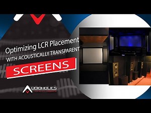 Optimizing LCR Speaker Placement with Acoustically Transparent Screens