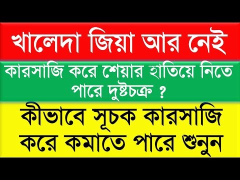 খালেদা জিয়া আর নেই || কারসাজি করে শেয়ার হাতিয়ে নিতে পারে দুষ্টচক্র ? || সূচক কারসাজি কীভাবে করে ?