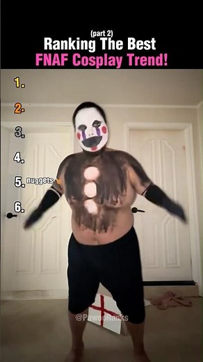 Ranking The Best FNAF Cosplay Ever! (part 2) #shorts #fnaf #cosplay
