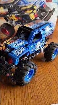 Lego Technic Monster Jam Grave Digger Pull Back Set 42219 Quick Review