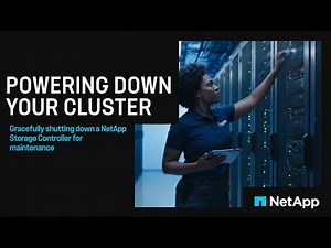Maintenance Essential: Graceful shutdown of a NetApp Cluster