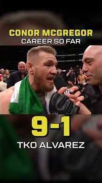 Conor McGregor's Career So Far