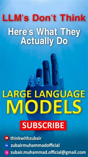 LLMs Don’t Think Like Humans | Large Language Models Explained in 1 Minute!