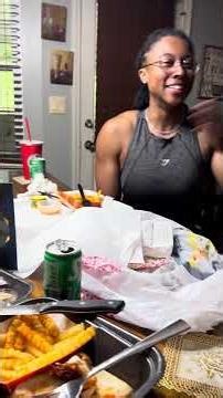 Bri & Pop’s eating the Daves Hot Chicken challenge