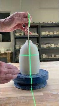 Dividing Up A Pottery Vase to Decorate - Zap it with a Laser!