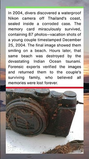 THE LOST CAMERA THAT SHOWED A FINAL DAY BEFORE DISASTER #emotionalstory #viral