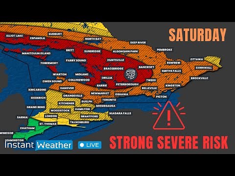 Saturday, June 21, 2025 | ⚠️ Strong Storm Risk & Tornado Threat: Ontario Severe Coverage