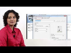 HP Laserjet M1005 - Adjusting Print Settings - Preview