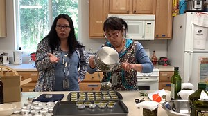 1K views · 41 reactions | Using traditional plants to solve age-old complaints like the dry, cracked hands of a fisherman, Tia and Bessie from Kenaitze Indian Tribe's Dena'ina Wellness Center demonstrate how these plants are infused into a pocket-sized salve. Part of Fish Week at Kenai National Wildlife Refuge. | Kenai National Wildlife Refuge | Facebook