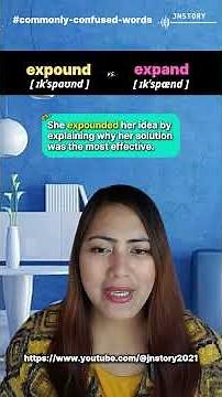#Commonly-Confused-Words #66 | #expound vs expand | English Speaking | #shorts
