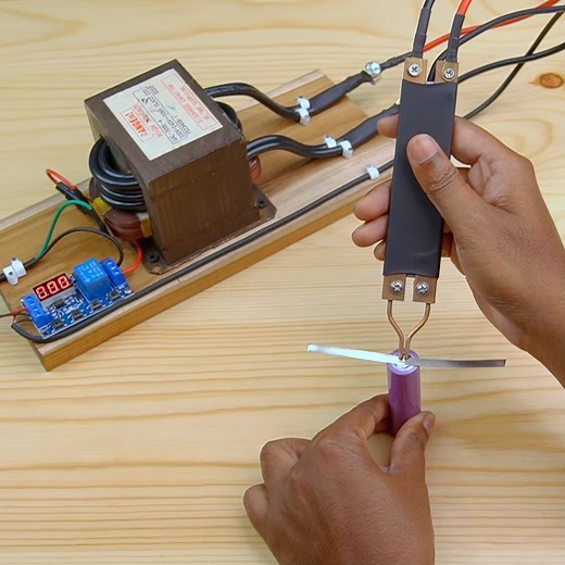 1.2M views · 7.5K reactions | Build a Spot Welding Machine at Home using Old microwave Oven DIY Tutorial | Freya Parker | Facebook