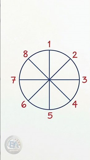 Genius Way to Draw 8 Angles Using a Compass! #art #design #drawing