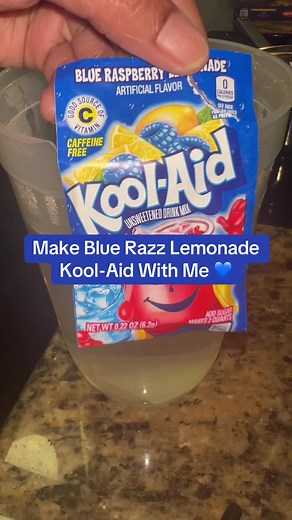 Make Blue Razz Lemonade Kool-Aid: Sweet and Satisfying