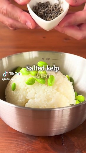 Edamame & Salted Kelp Onigiri — Easy 2-Serving Recipe