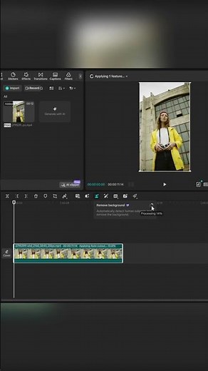 Step-by-Step Guide to Remove Backgrounds in CapCut PC #CapCutTutorial #VideoBackground
