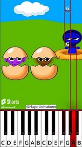 NEW Play Music Sprunki Jevin | Baa baa black sheep (@Magic-Animationn) - Octave Piano Tutorial
