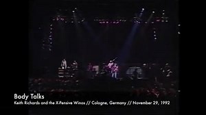 2K reactions · 794 shares | Keith Richards & the X-Pensive Winos - Body Talks - Cologne, Germany, 29-Nov-1992 | Keith Richards | Facebook