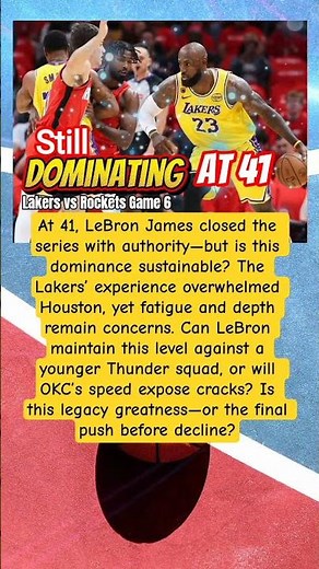 LeBron Defies Time Again #lebronjames #lakersnation