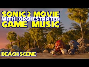 Sonic 2 Movie with Game Music - Drowning and Beach Scenes