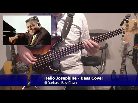 [Fats Domino] Hello Josephine - Bass Cover 🎧 (play along with chords)
