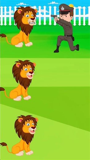 তোরা তিনটা এখানে সিংহ বাচ্চা হতে পারিস না #video #animation #funny #facts #shorts #cartoon #viral#v