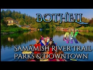 usa Bothell City Relaxing Walking Tour on a Hot Day in the immerse Yourself in Sammamish River Trail