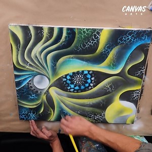 95K views · 1K reactions | There's life and dimension in this piece. How stunning 朗 | Canvas Arts | Facebook