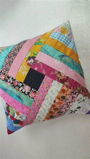 DIY Patchwork Pillowcase #diycraft #fbreels #handmade #DIYProjects #trending #viral #patchwork #upcycle #crafts #diy | DIY Cheng