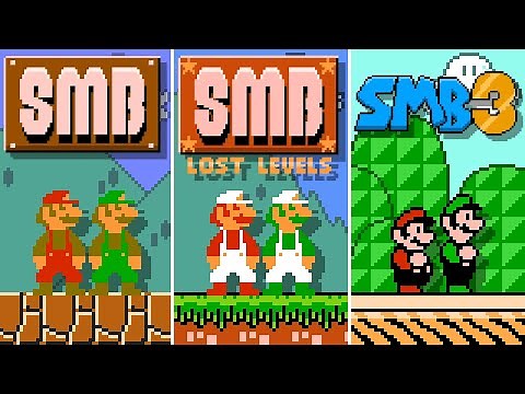 Super Mario Bros, but it's a Co-op (Super Mario Brothers Remix 1.3)