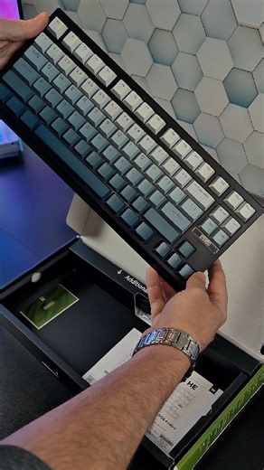 Cyber Buildz on Instagram: "Epomaker G84 HE Mechanical Keyboard Good Morning IG! Happy Tuesday! Today we have the Epomaker G84 HE. It is a 75% compact keyboard with magnetic switches, tri-mode connectivity, and lightning-fast performance. This is a great looking keyboard loaded with premium features at a great price point. Worth checking out! Link in our bio and details below! ⬇️ Product Details ⬇️ • 75% compact (84 keys) • Magnetic Hall-Effect switches (adjustable 0.1–3.3 mm) • DKS multi-comman