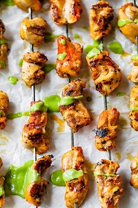 Peruvian Grilled Chicken Skewers