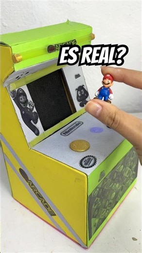Hice mini máquina Arcade #manualidades #art #arte