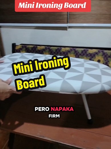 Foldable Mini Ironing Board with Stand for Easy Use
