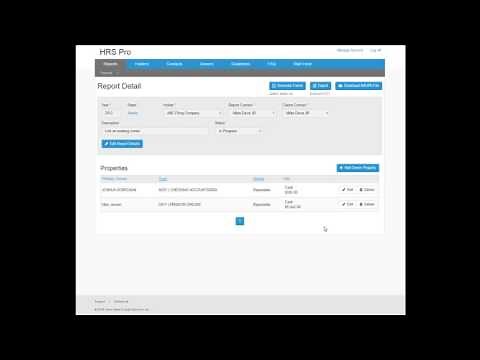 Adding Editing Property and Owner Records in HRS Pro Web