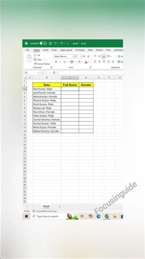 Excel Class File Tutorial | Student Data Management Made Easy #focusinguide #shorts