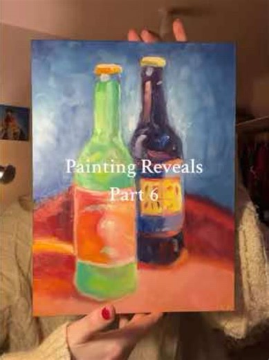 Cheers!!! First painting of 2026!! #fyp #artreveal #oilpainting #contemporaryart