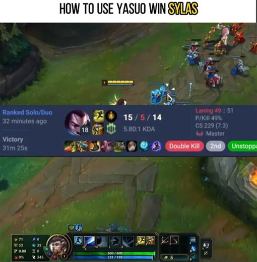 How To Use Yasuo Win Sylas | Yonne09 #leagueoflegends #shorts