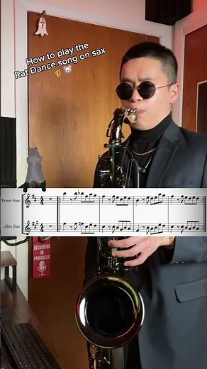 How to play the Rat Dance song but on sax